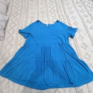 Beeson River Bright Blue Crewneck Tee